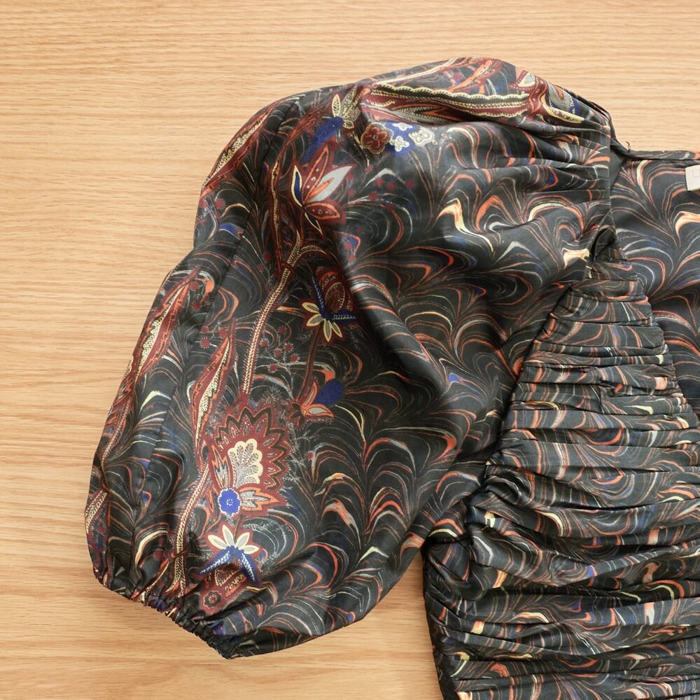 Ulla Johnson / Gwen Dress / Size 2 / Obsidian / Autumn Winter 2022 - Picture 4 of 11